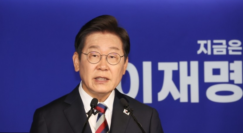 이재명 프로필 사주 지지율 대선 공약 선고 관련주 2 이재명 후보 사진